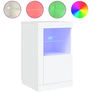 vidaXL Beistellschrank 41 x 37 x 67 cm Weiß