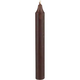 IB Laursen Rustikale Stabkerze 18 cm, Ø 2,2 cm, 18 cm, Ø 2,2 cm, schokolade