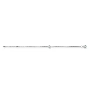 Thomas Sabo Damen-Armband 925 Silber Zirkonia weiß Ovalschliff SCA150007 Größe 19,5 cm