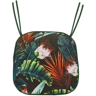 Ambia Garden Sitzkissen, Mehrfarbig, Textil, Blume, rechteckig, 40x40x4 cm, Wohntextilien, Kissen, Sitzkissen