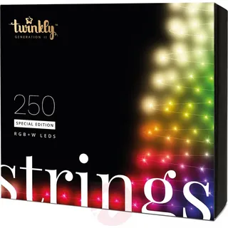 Twinkly LED Lichterkette 250 LEDs 23,5 m Schwarz