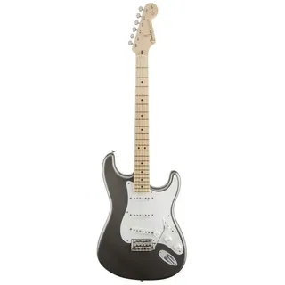 Fender Eric Clapton Stratocaster MN (E-Gitarre, Alder, Chrome, Maple, Silver), Gitarre, Schwarz