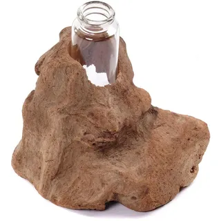 creedwood VASE Natur, Holz, 13 cm, Dekoration, Vasen, Bodenvasen