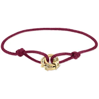 Liebeskind Berlin Lora Nylonarmband gelbgoldfarben 21 cm