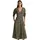Druckkleid Kleid Grün M