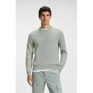 Boss Kanovano Pullover aus Baumwoll-Kaschmir-Mix MODELL Mint, S