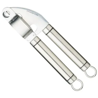 KitchenCraft Professional Knoblauchpresse, Edelstahl, mit Aufhängeloch, 20.5 cm