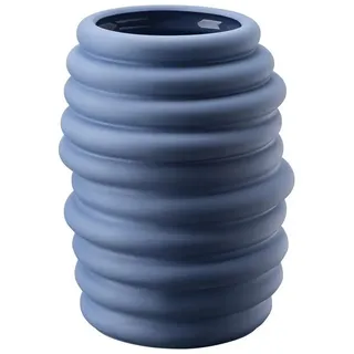 Rosenthal Tischvase Rosenthal Hop Vase, Porzellan blau|grau