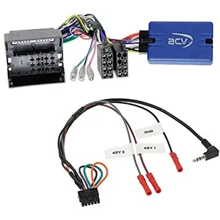 Lenkradfernbedienung Adapter Interface LFB Multi-Anschluss passend für Opel Astra H Astra H kompatibel mit verschiedenen Autoradios