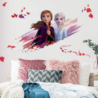 RoomMates Disney Frozen II ELSA und Anna, lila, orange, rot