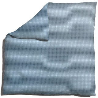 Schlafgut Bettbezug einzeln 200x200 cm | grey-light-blue-mid  Woven Fade Bettwäsche
