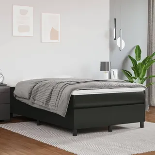 vidaXL Boxspringbett 120 x 200 cm Schwarz