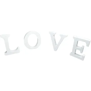 LOVE Dekorative Holzbuchstaben LOVE Dekorative Holzbuchstaben Holzbuchstaben Deko Holzbuchstaben Love für Hochzeit Rustikale Wohndekoration für das Wohnzimmer -Landhausdekoration, Weiß