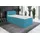mebloland 90x200 Links Blau Blau
