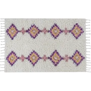 ScandicLiving Ethno Kinderteppich 100 x 160 cm Weiß