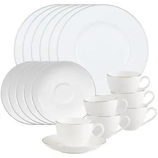 Villeroy & Boch Anmut Platinum No.1 Kaffeeservice 18-tlg.