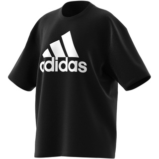 Adidas HR4931 W BL BF Tee T-Shirt Damen Black/White Größe S