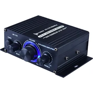 gistuch Ak170 Audio-leistungsverstärker, Tragbarer Lautsprecher für Auto und Zuhause