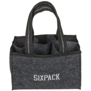 Out of the Blue Filztasche Sixpack 24x15 cm grau