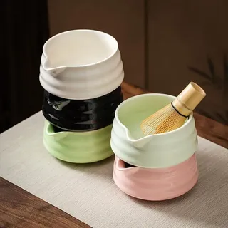 Keramische Matcha Mengschüssel - 500ml - Spritzfest - Nachhaltig