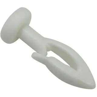GARDINIA Gleiter mit Stechhaken Weiß 30-er Pack