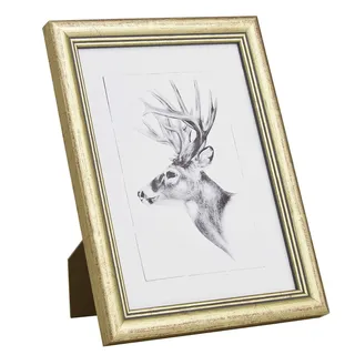 Woltu Bilderrahmen Artos Stil Gold 30x40 cm 1 St.