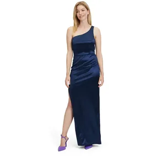 Vera Mont Maxikleid im Glitzer-Look (1-tlg) Nahtführung blau