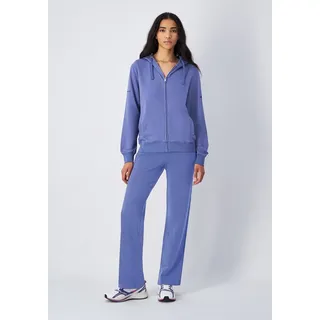 Champion Jogginganzug, mit Kapuze, aus Baumwolle und Elasthan, elastische Materialmischung lila S (38)