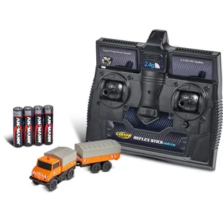 CARSON RC-Auto Mercedes-Benz Unimog U406 1:87 CH RTR orang (500504177)