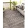 Teppich CARPET CITY Outdoorteppich Santorini 435 Boho-Look braun B 150cm H 5mm L 150cm Polypropylen Teppiche Teppich UV-beständig