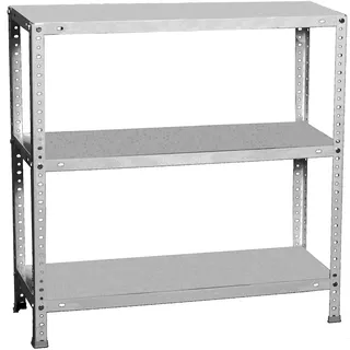 Simonrack Simon Rack Comfort Metallregal 90 x 90 x 50 cm Silber