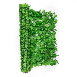 Blumfeldt Fency Bright Ivy Sichtschutzzaun Windschutz 300x150 cm Efeu hellgrün