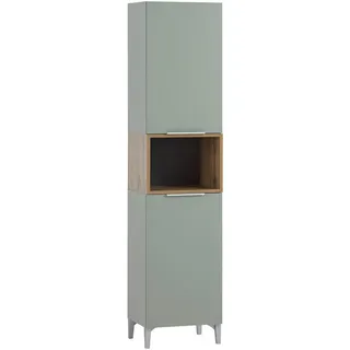 Schildmeyer Smilla Hochschrank 40,2 x 175,5 cm Pistazie/Eiche Matt