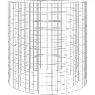 vidaXL Feuerschale Ø 100 cm Silber
