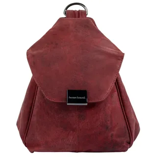 Bruno Banani Rucksack Leder Rot