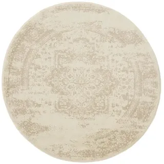benuta Suki Vintage-Teppich 120 x 120 cm Beige
