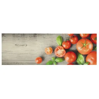 vidaXL Küchenteppich Waschbar Tomaten 60x180 cm Samt