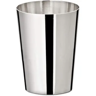 EDZARD Likörbecher Sandy (2 cl) silberner kurzer Becher - Shotgläser, Schnapsgläser Set, Schnapsbecher - Silberbecher für Schnaps, Likör, Obstler, Ouzo, Jägermeister, Silbergläser für Oma & Opa