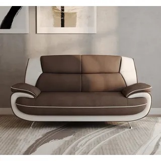kaiser möbel Couch Stoff 2-Sitzer Braun