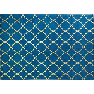Beliani Teppich Yelki Blau 160 x 230 cm
