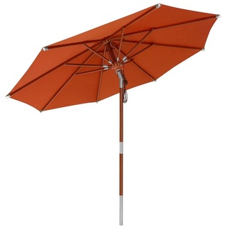 anndora-sonnenschirm Sonnenschirm »anndora Sonnenschirm 3m rund Knickbar Dreh Kipp Mechanismus - Farbwahl«