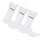 Socken 3er Pack Weiß 39-42