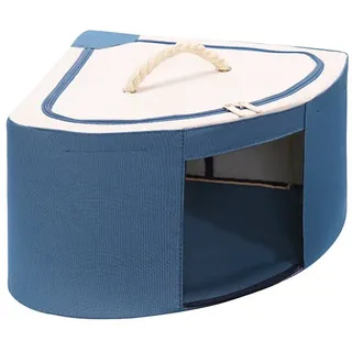 RefinedFlare Aufbewahrungsbox Wasserdichte und feuchtigkeitsbeständige Aufbewahrungsbox aus Stoff blau groß
