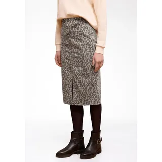 street one studio Maxirock Beige Animalprint 42