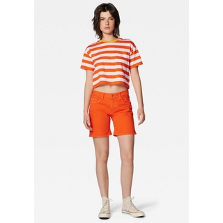Mavi T-Shirt CREW NECK CROP Streifen Top orange XL
