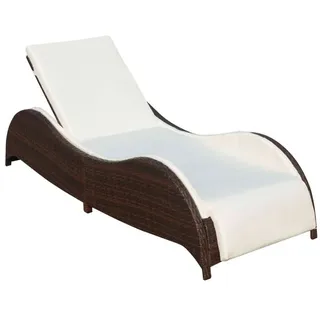 vidaXL Sonnenliege 200 x 73 x 45 cm braun