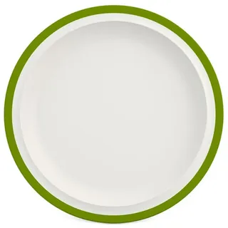 Ornamin Speiseteller Speiseteller Klassik, Speiseteller Ø 26 cm l Camping, Catering und Gemeinschaftsverpflegung grün