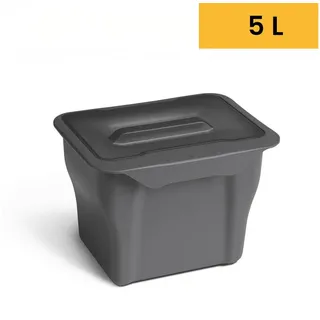 Siegwerk Bio-Mülleimer 557 5 l Grau