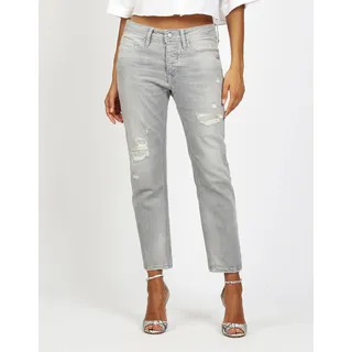 Gang Boyfriend-Jeans 94NICA CROPPED mit geraden und verkürzten Beinverlauf grau 26
