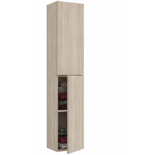VCM Lendas Hochschrank 150 x 33 x 22 cm Sonoma-Eiche/Holz